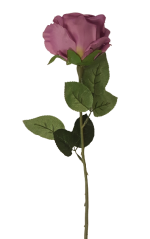 Ruža fialová 74cm umelá