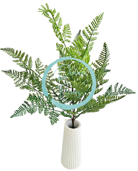 Decorarea artificială ferigă 57cm
