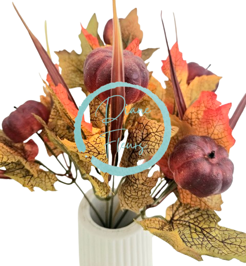 Decorazione autunnale con zucche 28cm