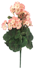Sztuczny geranium geranium x9 różowy 45cm