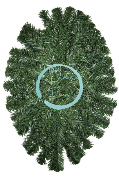 Veniec čečinový smrekový "Ovál veľký" 80cm x 60cm