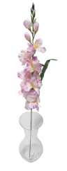 Gladiola kusová do vázy 78cm růžová umělá