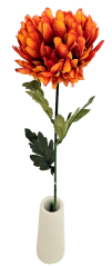 Nova Krizantema na steblu Exclusive oranžna 70cm umetna