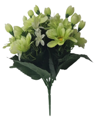 Buchet Margarete x10 32cm verde flori artificiale
