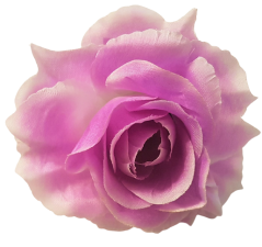 Cap de floare de trandafir O 3,9 inches (10cm) Violet flori artificiale