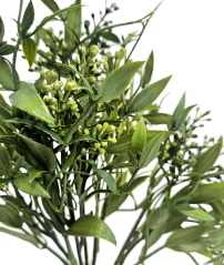 Изкуствена зелена декорация 38 см