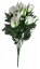 Rózsacsokor fehér "12" 45cm művirág