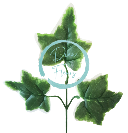 Decorare frunze x3 35cm verde flori artificiale