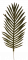 Künstliche Blattpalme grün 50cm