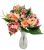 Künstliche Pfingstrosen & Zubehör strauß 48cm Rosa-lila