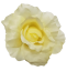 Ruža hlava kvetu O 13cm sv. kremová umelá