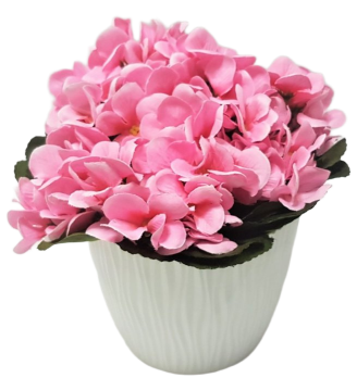 Künstliche Blumen im Blumentopf - Exclusive