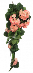 Plante artificiale Geranium x8 roz 70cm flori artificiale
