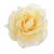 Artificial Rose Head Ø 10cm Light Yellow