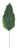 List Hosta Bohyška zelený 43cm umělý