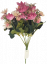 Margarétky kytica "9" ružová 32cm umelá