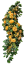 Погребален венец, изкуствени рози, божури и аксесоари, 150 см x 50 см AS1066 лакиран