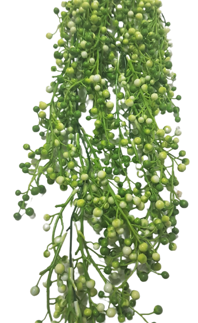 Műfüves zöld műanyag növény - Elkelt