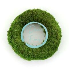 Moss Wreath Ø 20cm Green