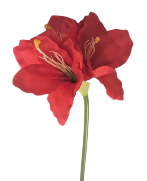 Floare artificiala Amaryllis - floare frumoasă într-o vază