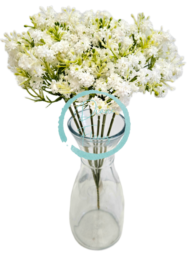 Decorazione Gypsophila x6 artificiale 42cm