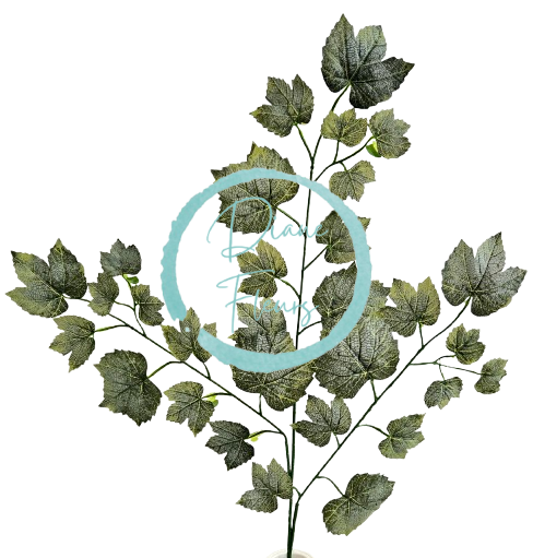 Decorazione foglia di vite ramoscello 67cm artificiale