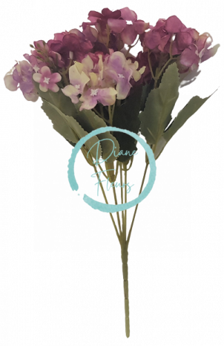 Buket hortenzije ružičasti 30 cm umjetni