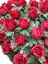 Smuteční věnec "Srdce" z umělých růží a doplňků 80cm x 80cm