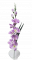 Gladiola kusová do vázy 78cm fialová umelá