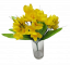 Artificial Crocus Flower bouquet x7 30cm Yellow