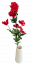 Artificial Poppy 67cm Red