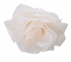 Růže hlava květu Ø 10cm sv. růžová umělá