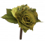 Ruža & Hortenzia kytica zelená 26cm umelá