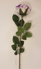 Růže levandulová 74cm umělá