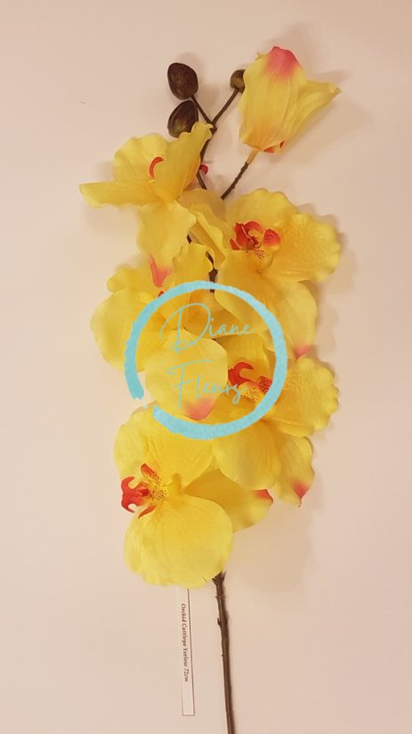 Orchidea Cattleya Yellow 72cm sztuczna