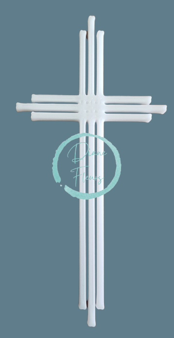 Kríž 3D z recyklovateľného plastu 10cm x 5cm