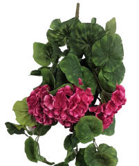 Sztuczna pelargonia muszkatołowa pnąca "8" tm. różowy 70 cm