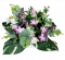 Variation von Kunstblumen im Topf 35cm x 24cm lila, grün, creme