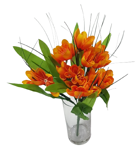 Crocus sofran - Floare artificială - un decor frumos pentru orice ocazie - Preț redus