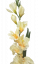 Košček gladiole v vazi 78 cm rumena umetna