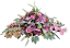 Veľký aranžmán umelé orchidey, ruže, gerbery, pivonky a doplnky 95cm x 45cm x 30cm