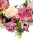 Coroană răchită cu Bujori artificiali, Trandafiri, Ranunculus, Crini și accesorii Ø 35cm