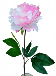 Bujor pe o tulpină Exclusive 65cm roz flori artificiale