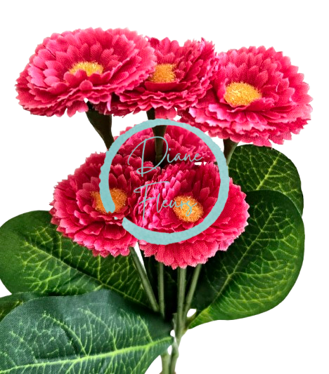 Künstliche Ewige Blumenstrauß x5 31cm