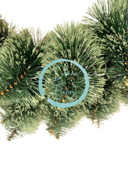 Coroană funerara de pin Exclusiv Bujori artificiali, Gerbere si Accesorii Ø 100cm