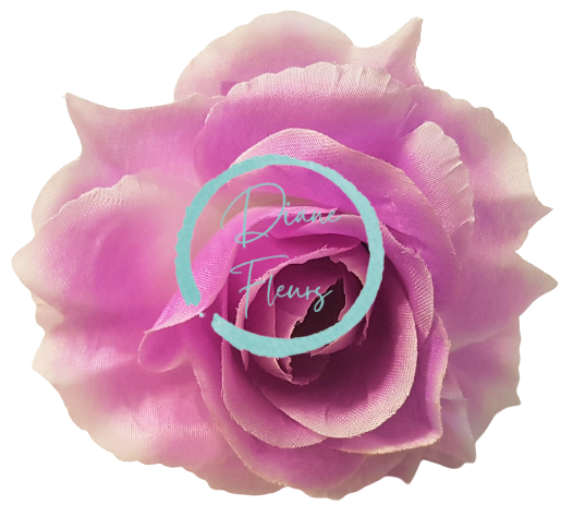 Artificial Rose Head O 3,9 inches (10cm) Lilac