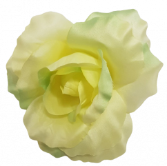 Růže hlava květu O 13cm mint umělá