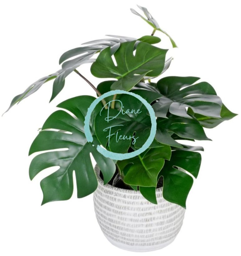 Umelá Monstera v črepníku 40cm